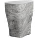 Dali 17.75 X 15.75 inch Marble Look / Grey Outdoor End Table, Small